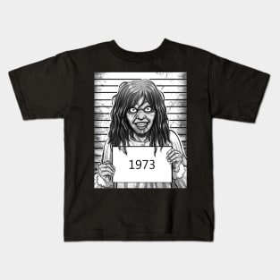 Horror Prison - Little girl possessed Kids T-Shirt